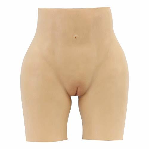 爆発的人気！セール商品！色肌色 サイズ插入不可-Mサイズ シリコンパンツ 女装パンツ 尿道付き 導尿可能 女装 コスプレ 超リアル_1