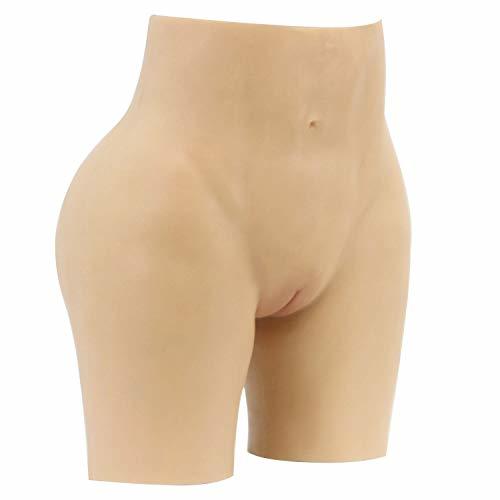 爆発的人気！セール商品！色肌色 サイズ插入不可-Mサイズ シリコンパンツ 女装パンツ 尿道付き 導尿可能 女装 コスプレ 超リアル_2