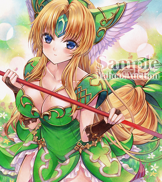 聖剣伝説3 TRIALS of MANA / リース 】同人 手描き イラスト / 色紙