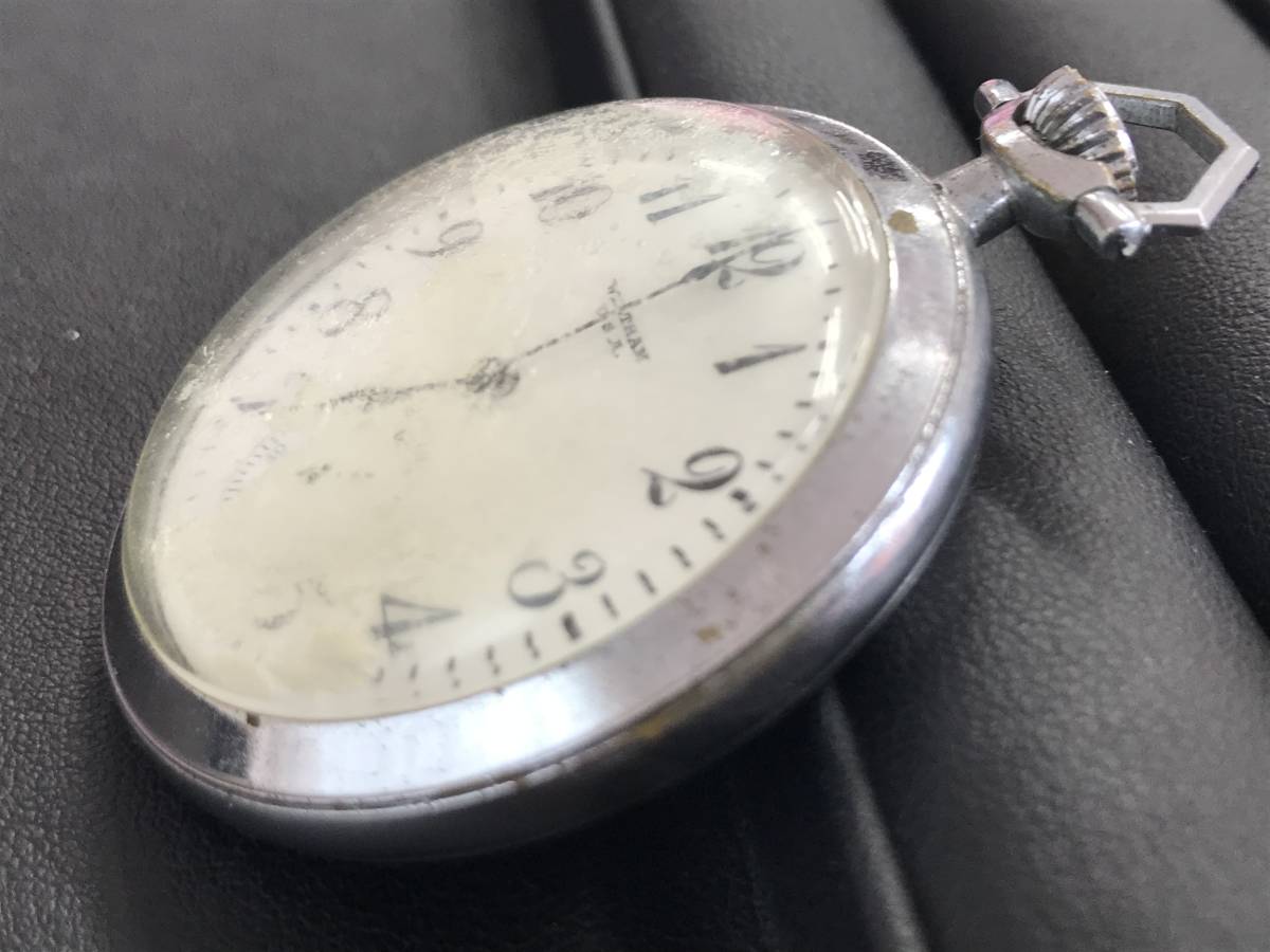 3時101710009 WALTHAM U.S.A. ウォルサム アンティーク 懐中時計 機械 