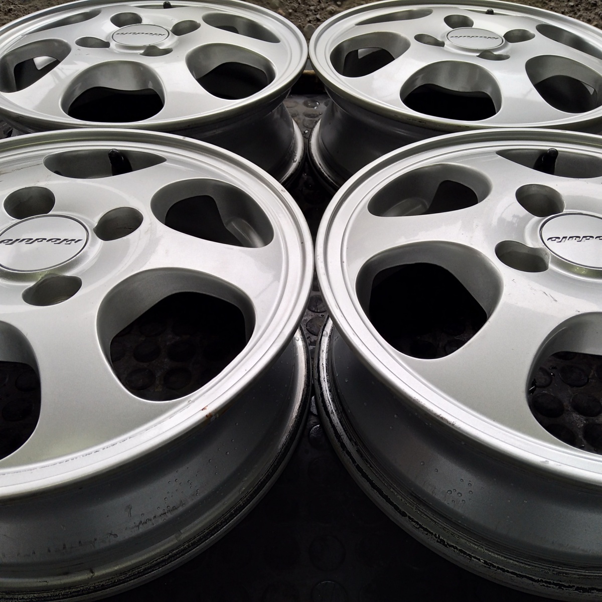 管理番号V10-14【1個＝4本】ホンダ MODULO 純正 13×4J 4穴PCD100 ET+40