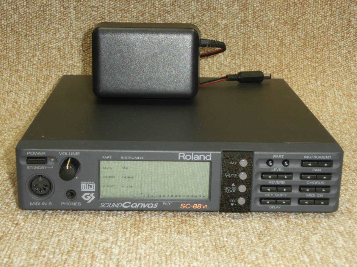 ROLAND SC-88VL☆Sound Canvas MIDI SOUND GENERATOR☆ローランド MIDI