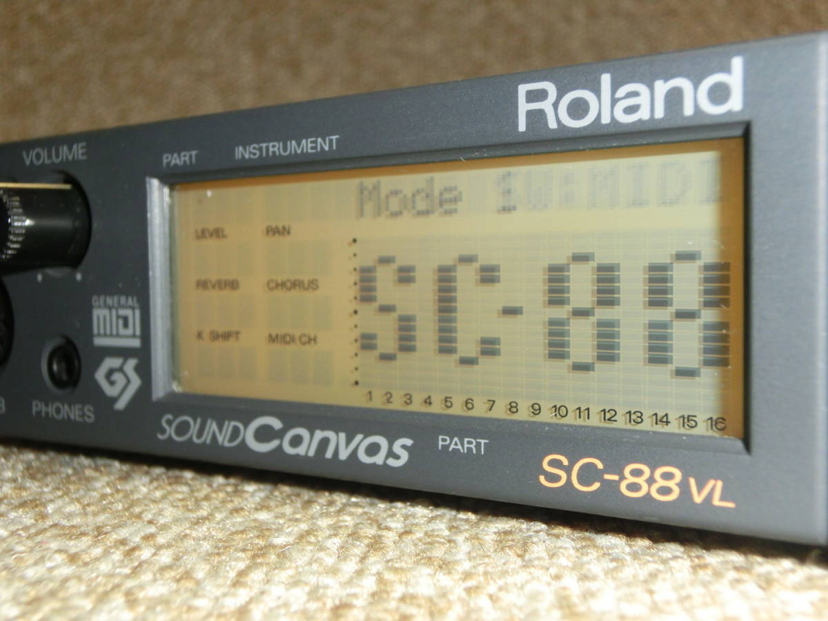 ROLAND SC-88VL☆Sound Canvas MIDI SOUND GENERATOR☆ローランド MIDI