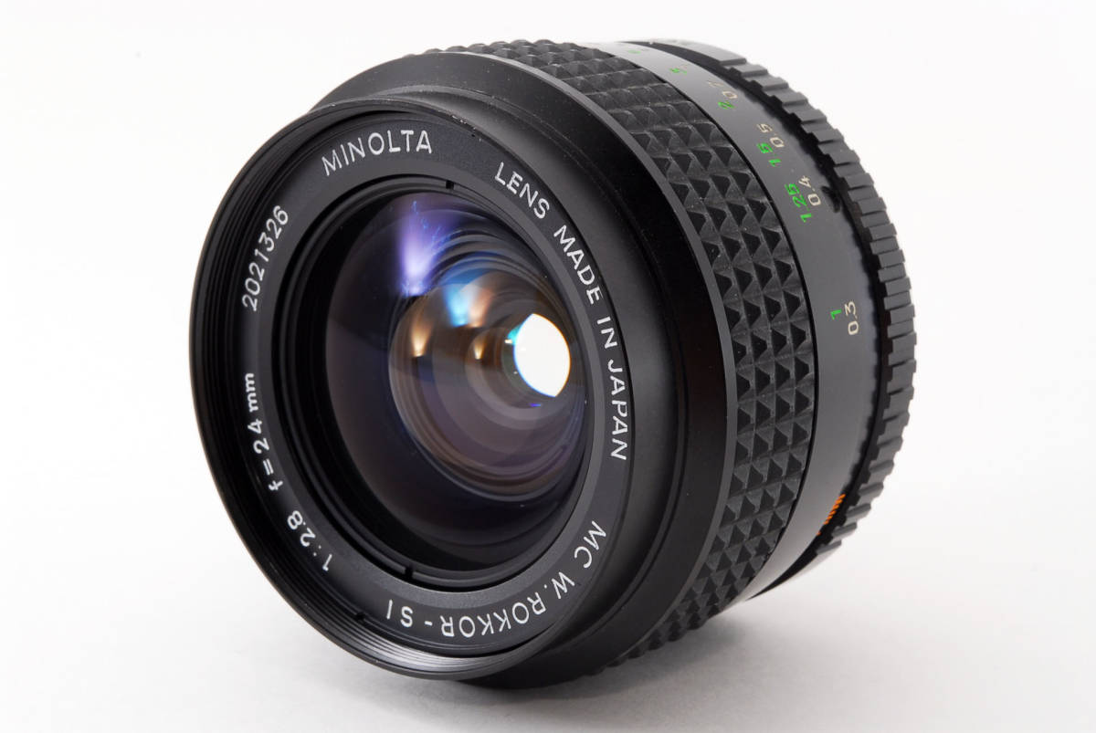 ☆希少品☆MINOLTA ミノルタ MC W.ROKKOR-SI 24mm F2.8 #4201 640729
