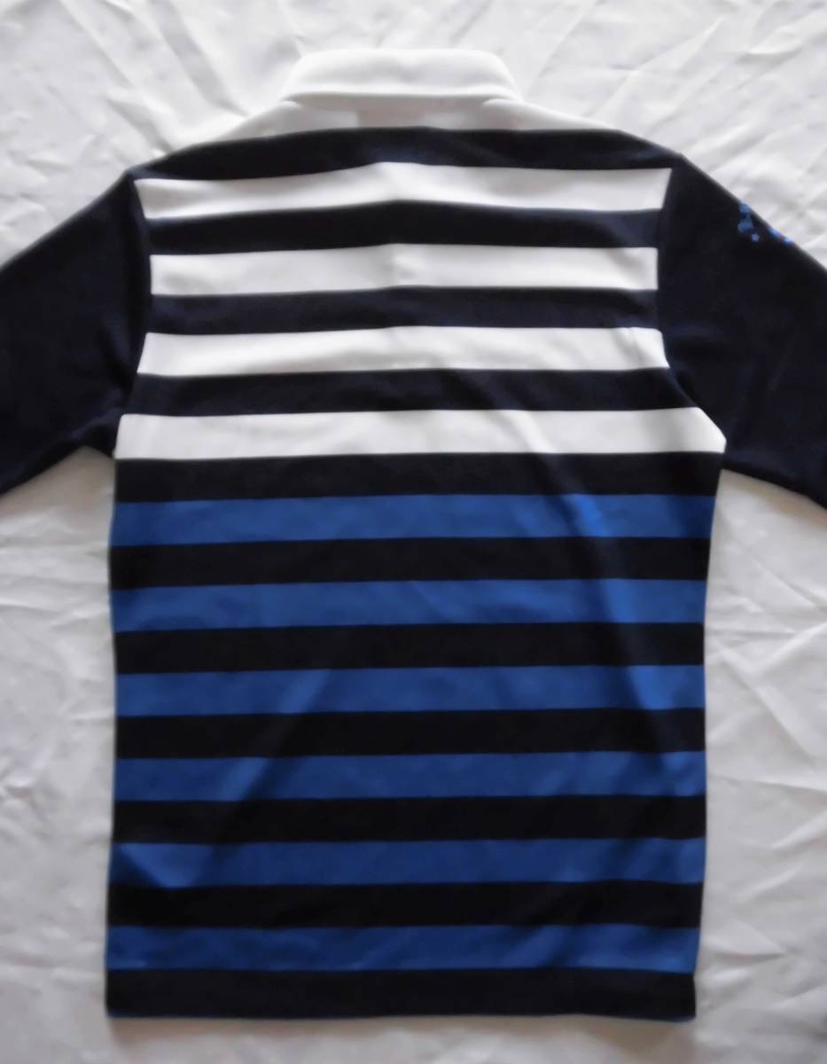 新品未使用　Kappa　カッパゴルフ 高機能長袖ボタンダウンポロシャツ 品番KC712LS21　カラーNV/WT/BL サイズM 定価16.500円税込_3