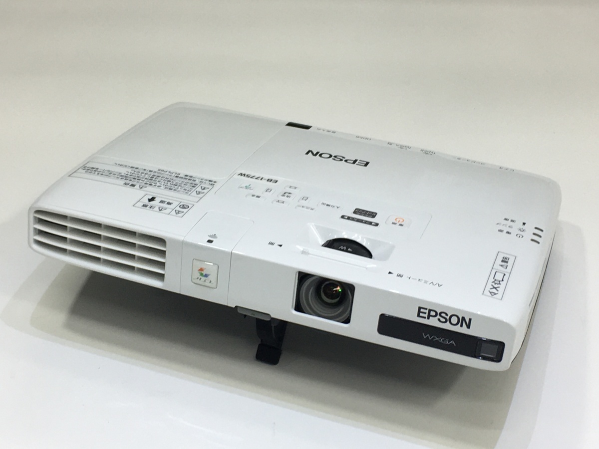 新品，定番 1円スタート EPSON 液晶プロジェクター EB-1775W 3000lm ランプ：ノーマル815H エコ44H(本体)｜売買されたオークション情報、yahooの商品情報をアーカイブ公開 - オークファン 本体