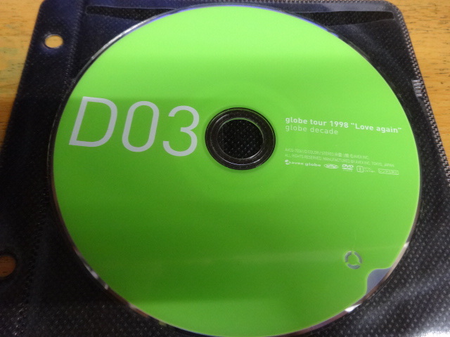globe DVD 03 入手困難 tour 1998 Love again LIVE ライブ KEIKO SWEET