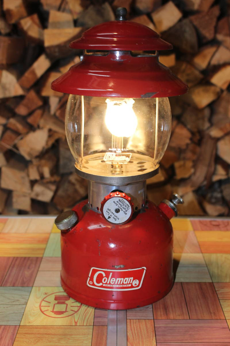 最新作，お買い得 着火テスト済 Coleman 200A コールマン 1966年6月製 赤 RED ガソリンランタン パテペン サンシャインオブザナイト(ホワイトガソリンランタン)｜売買されたオークション情報、yahooの商品情報をア ホワイトガソリンランタン