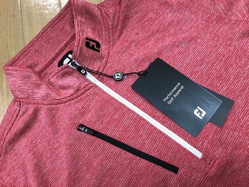 高品質，限定SALE FootJoy フットジョイ ヘザーピンストライププルオーバー FJ-F19-M02 ヘザーレッド Ｌ(タイトリスト)｜売買されたオークション情報、yahooの商品情報をアーカイブ公開 - オークファン シャツ