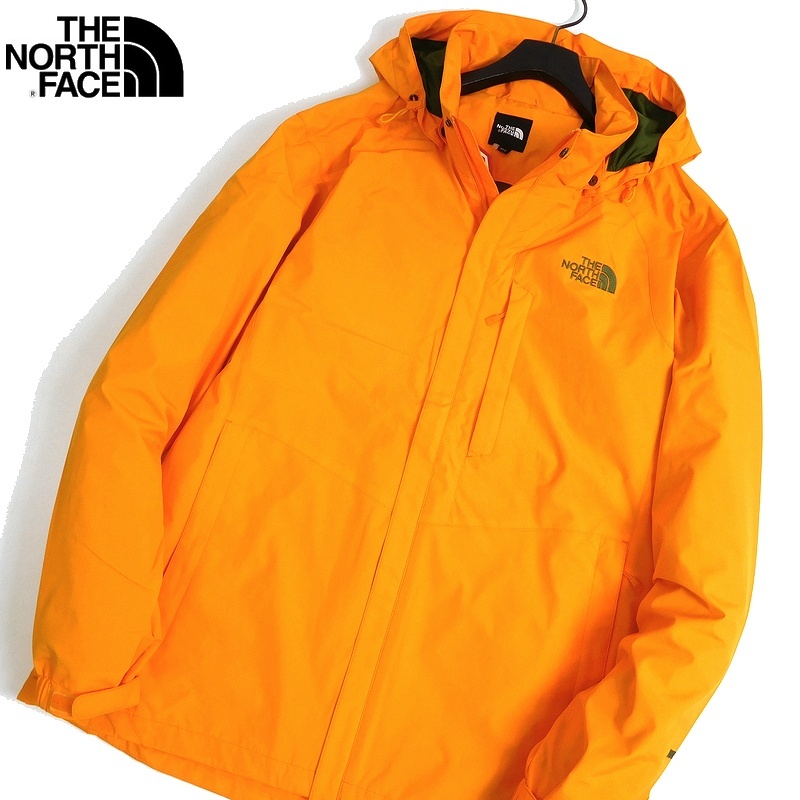 正規品，本物保証 THE NORTH FACE ノースフェイス 撥水 防風 WIND STOPPER フード付き パッカブル マウンテンパーカー M 橙 NFJ2WG04 083 out1179e(ジャケット、上着)｜売買されたオークション情報、yahooの商品情報をアーカ 男性用