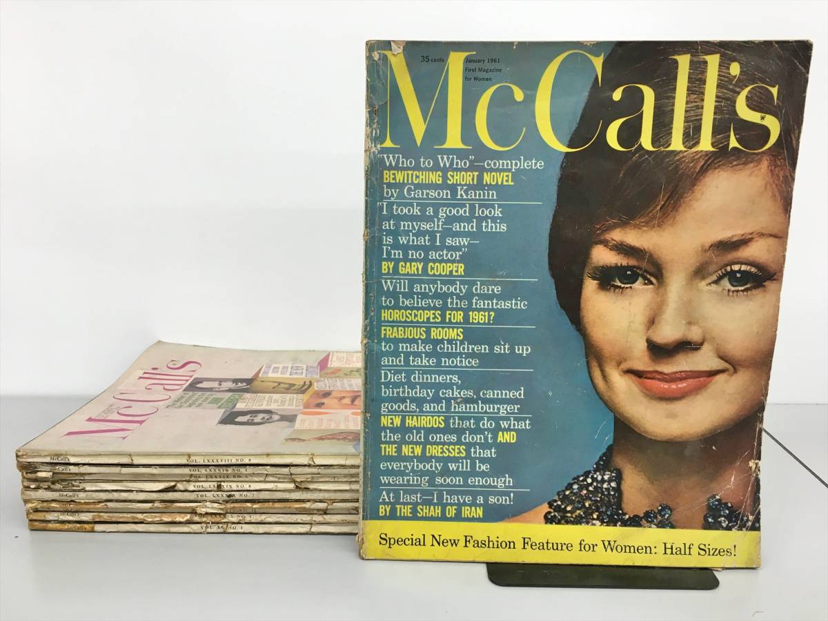 お得，セール 難あり 雑誌 古書 McCall's 1961.1-1962.10 不揃い 計10冊セット マッコールズ 女性誌 洋書 アメリカ ビンテージ 2010BKS051(外国語雑誌)｜売買されたオークション情報、yahooの商品情報をアーカイブ 外国語雑誌
