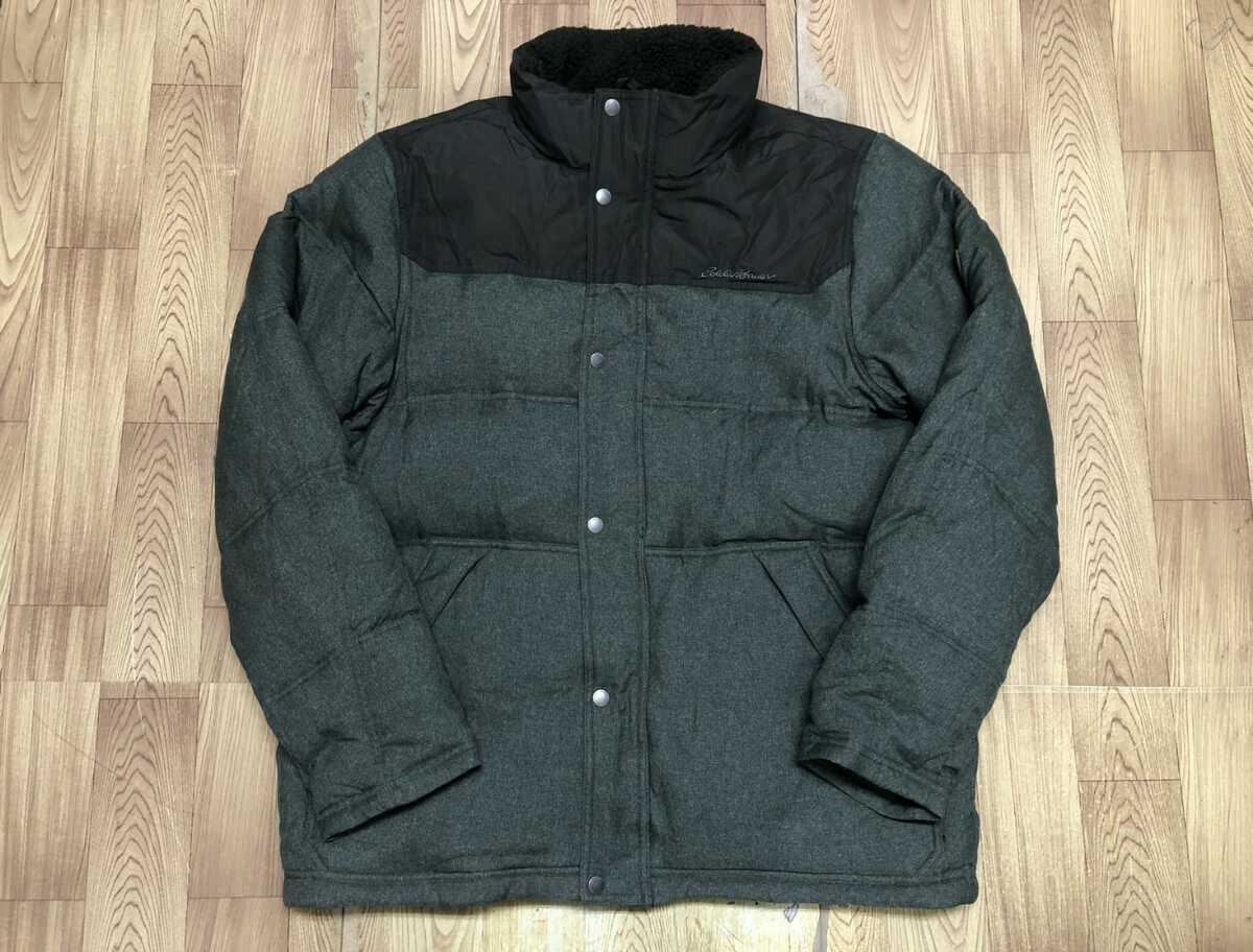 全国無料，SALE 衝撃プライス 状態良好 Eddie Bauer/エディーバウアー ダウンジャケット XL表記 モスグリーン 秋冬 アウトドア men's #12(男性用)｜売買されたオークション情報、yahooの商品情報をアーカイブ公 男性用
