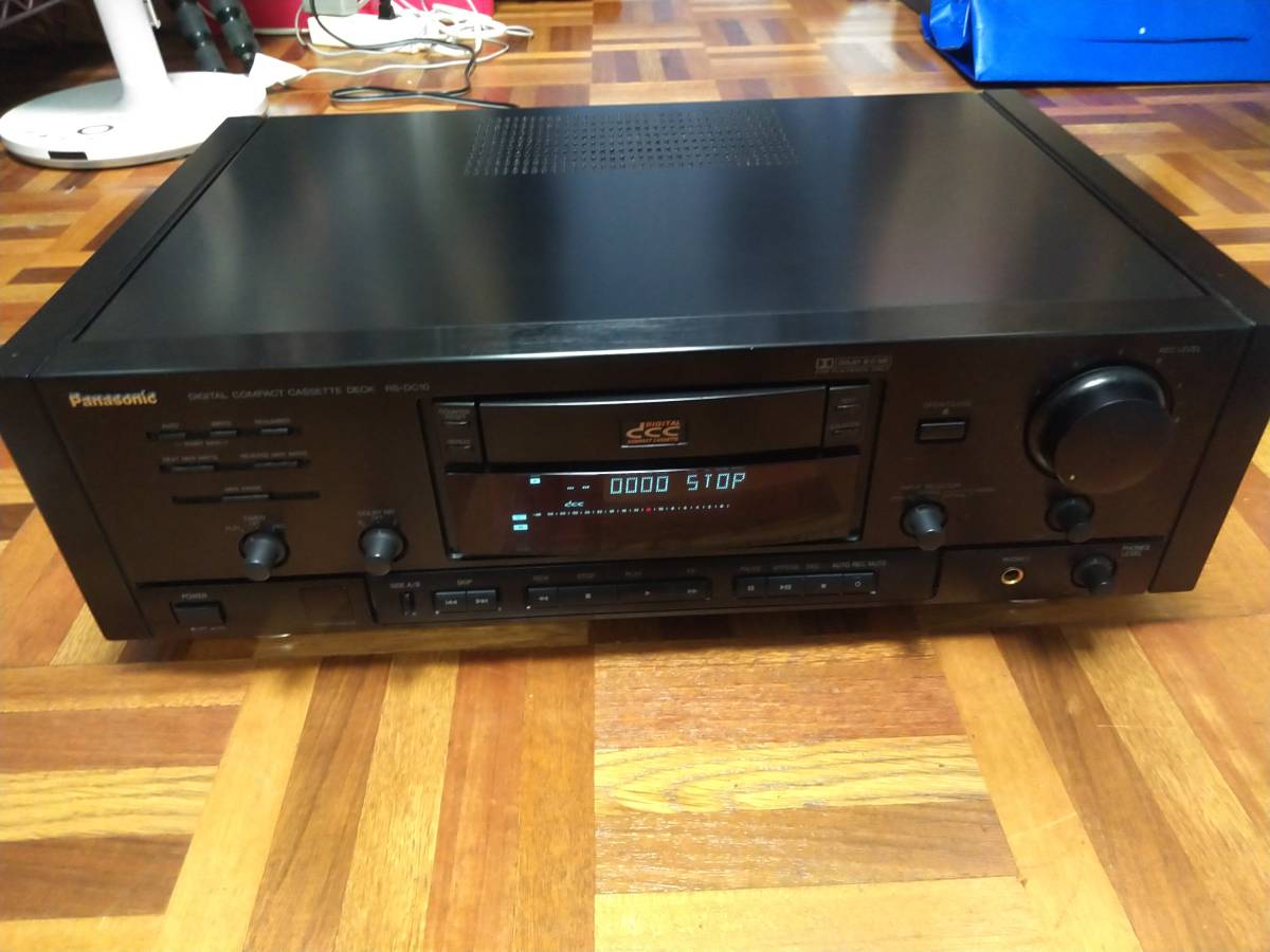 【レア】パナソニックRS-DC10　DCC　デジタルコンパクトカセットデッキ RS-DC10 Panasonic Yahoo!オークション デジタルコンパクトカセットデッキ ☆パナソニック DCCデッキ(デジタルコンパクトカセット)◇委託品の