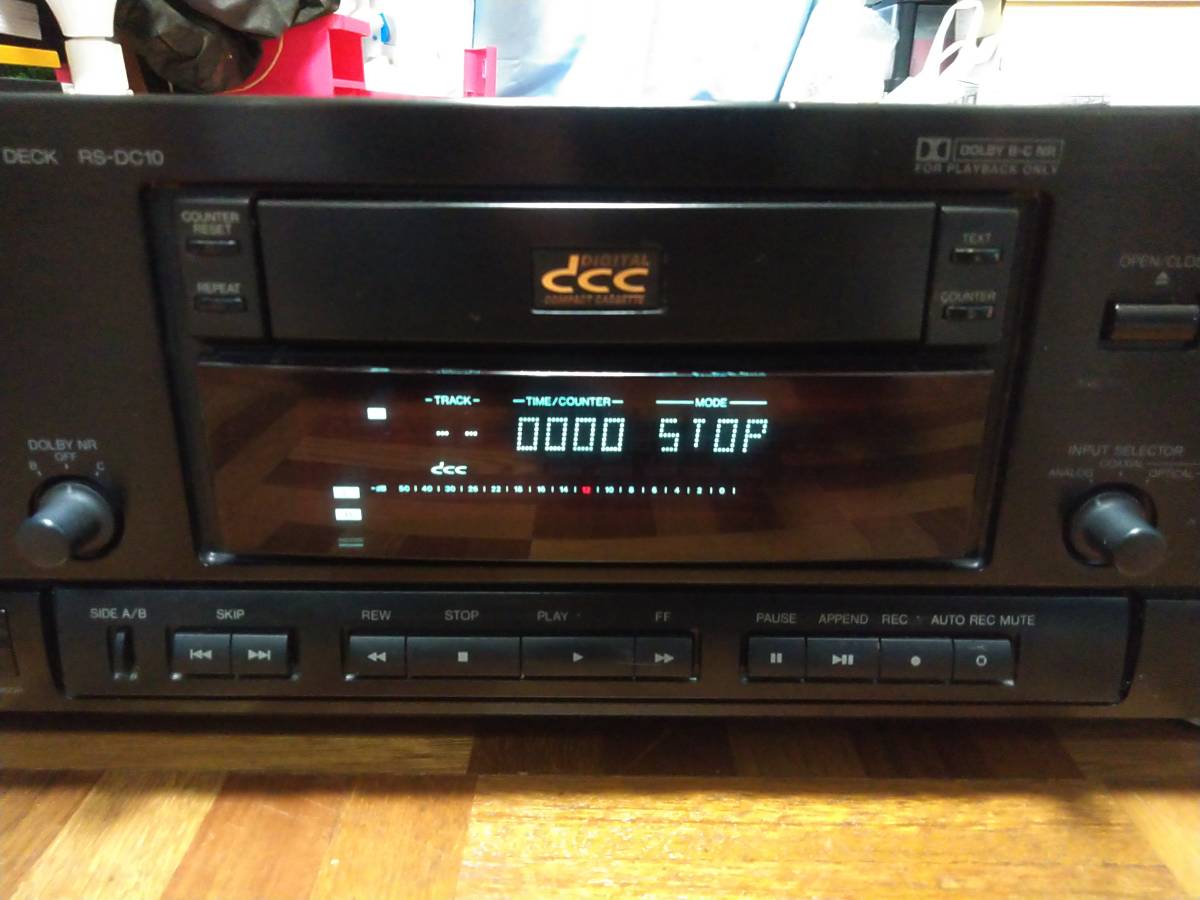 【レア】パナソニックRS-DC10　DCC　デジタルコンパクトカセットデッキ RS-DC10 Panasonic Yahoo!オークション デジタルコンパクトカセットデッキ ☆パナソニック DCCデッキ(デジタルコンパクトカセット)◇委託品の