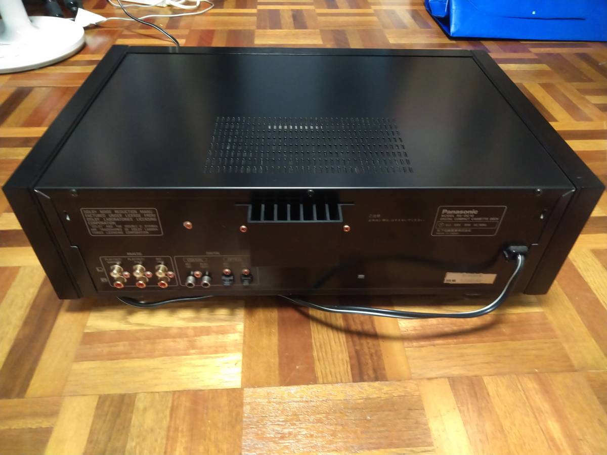 【レア】パナソニックRS-DC10　DCC　デジタルコンパクトカセットデッキ RS-DC10 Panasonic Yahoo!オークション デジタルコンパクトカセットデッキ ☆パナソニック DCCデッキ(デジタルコンパクトカセット)◇委託品の
