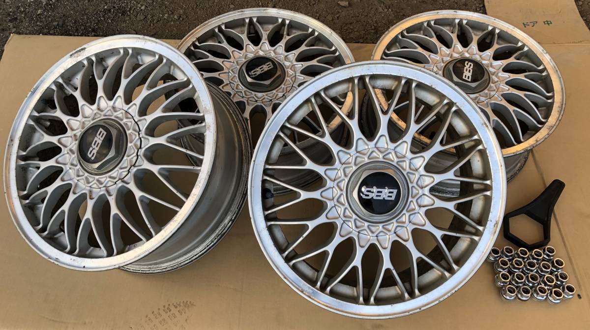驚きの破格値，高品質 三菱純正 BBS 4本セット 114.3 5穴 RG162 16インチ 16/6JJ/46 ストレートナット センターキャップ有り(純正品)｜売買されたオークション情報、yahooの商品情報をアーカイブ公開 - オークファン 5穴