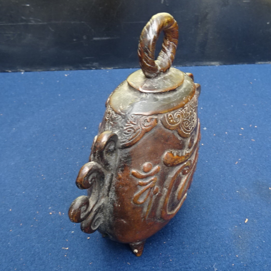 仏具　神社拝殿　銅製　鰐口_2