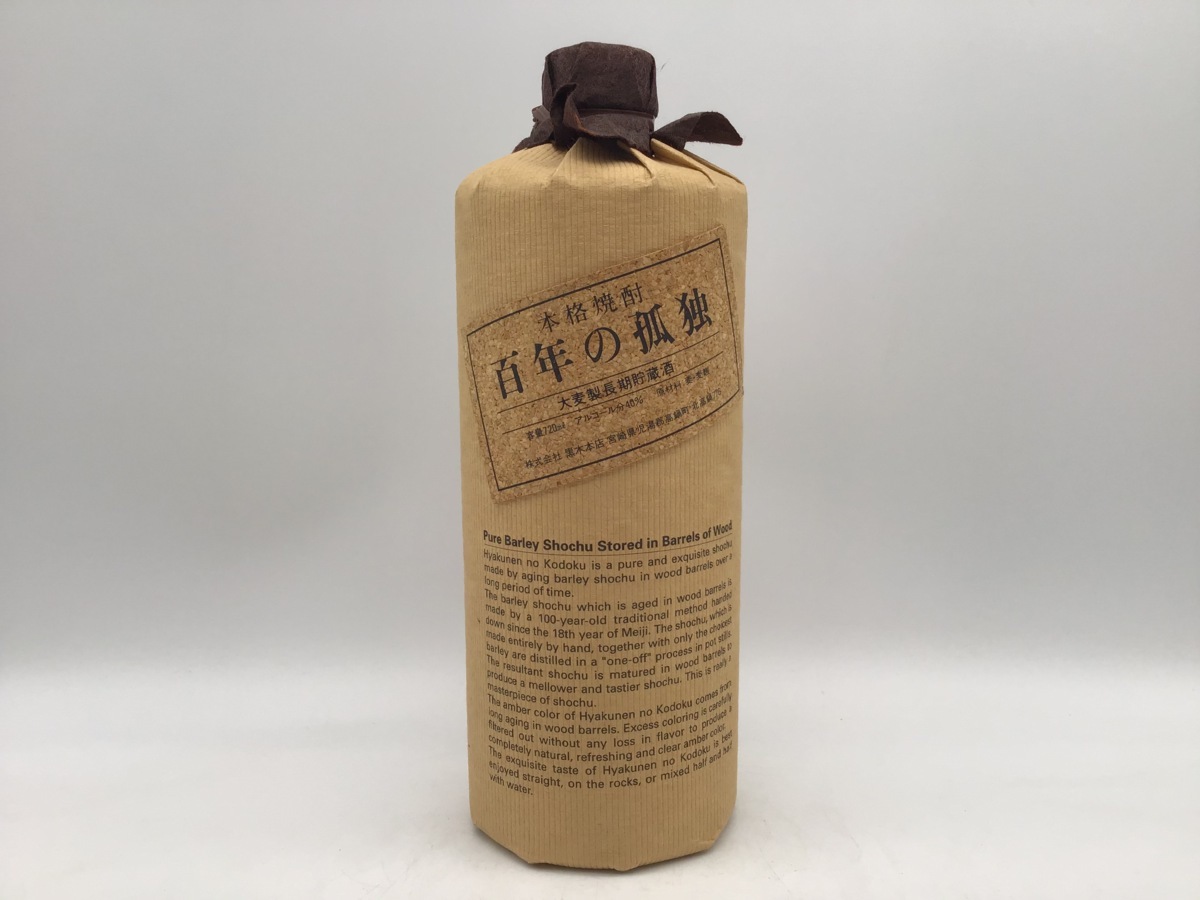 SALE，限定SALE 同梱OK商品 百年の孤独 本格焼酎 麦焼酎 宮崎県 720ml 40度 古酒 X24362(百年の孤独)｜売買されたオークション情報、yahooの商品情報をアーカイブ公開 - オークファン 麦焼酎
