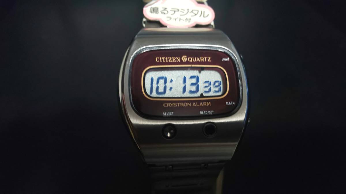 希少 シチズン デジタル クォーツ クリストロン アラーム LC-9021 1398