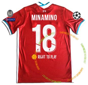 新作，豊富な リバプール 20/21 ホーム 南野拓実 18 UCL仕様 S/M/L/XL ユニフォーム(プレミアリーグ)｜売買されたオークション情報、yahooの商品情報をアーカイブ公開 - オークファン ユニフォーム