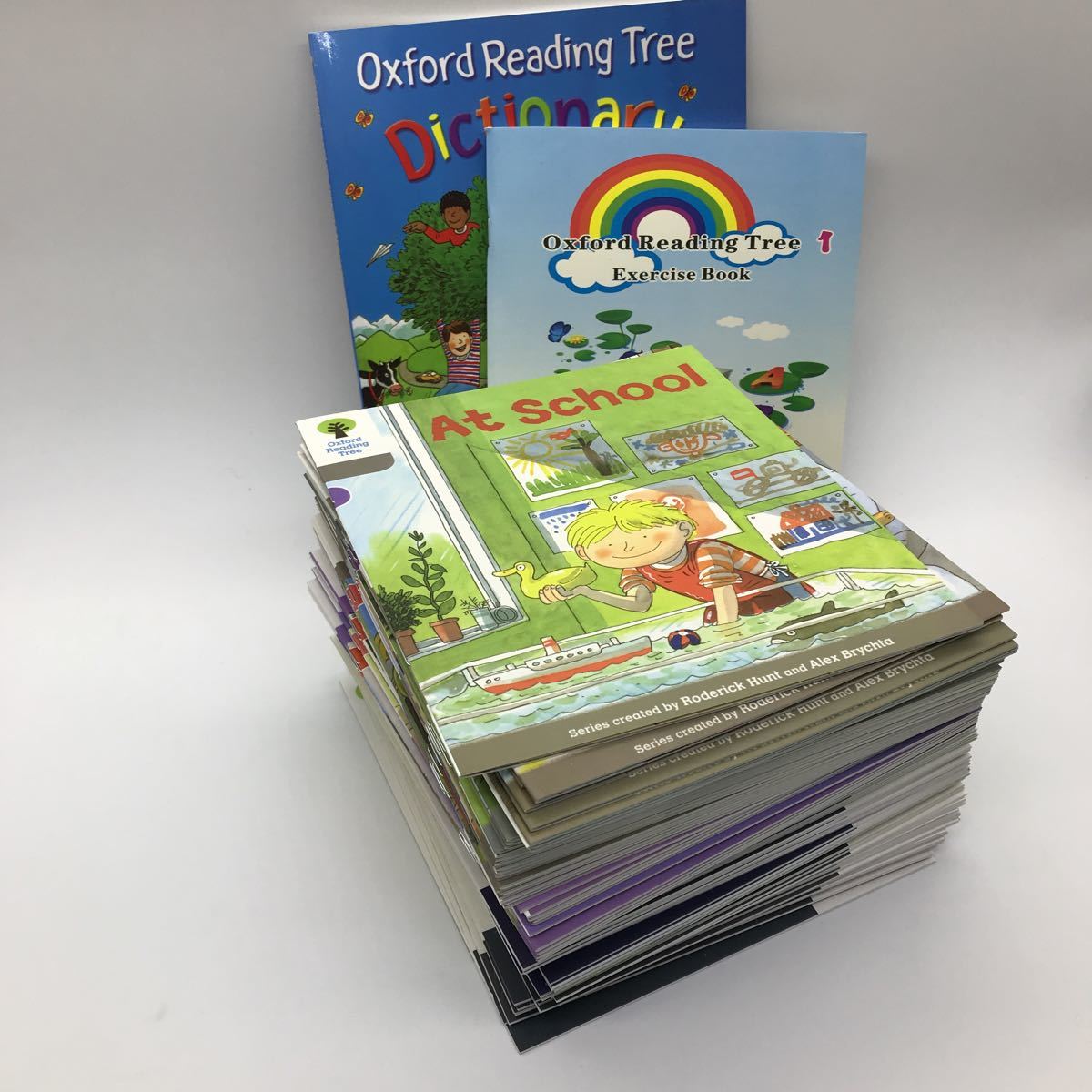 ORT Stage3-5 オックスフォード MaiyaPen対応 英語絵本120冊 絵辞書