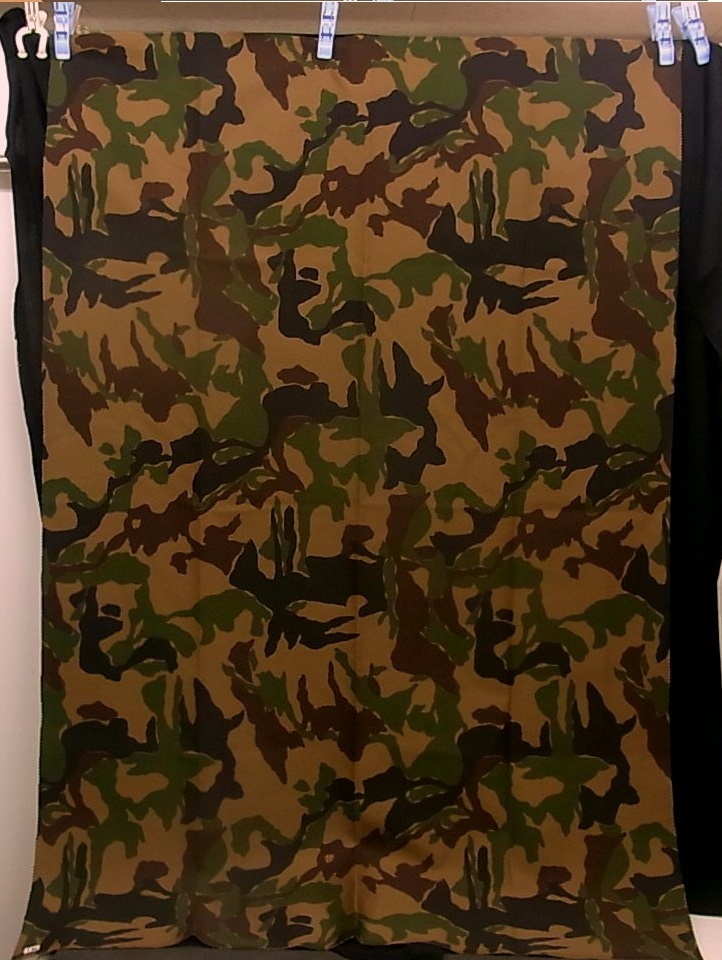 航空 自衛隊 野戦迷彩 生地 空自 150*100ｃｍ_1