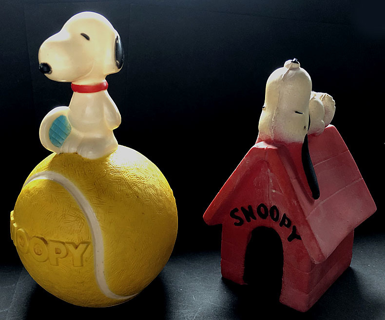 Ψ新世紀アンチック堂ΨスヌーピーSNOOPYグッズ 三和銀行ソフビ貯金箱 