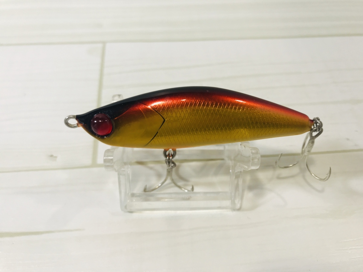  K-project Lure S-motion スイムチェック程度 入手困難 ハンドメイド アルミ 赤金 E019-24(ミノー)｜売買されたオークション情報、yahooの商品情報をアーカイブ公開 - オークファン 海水