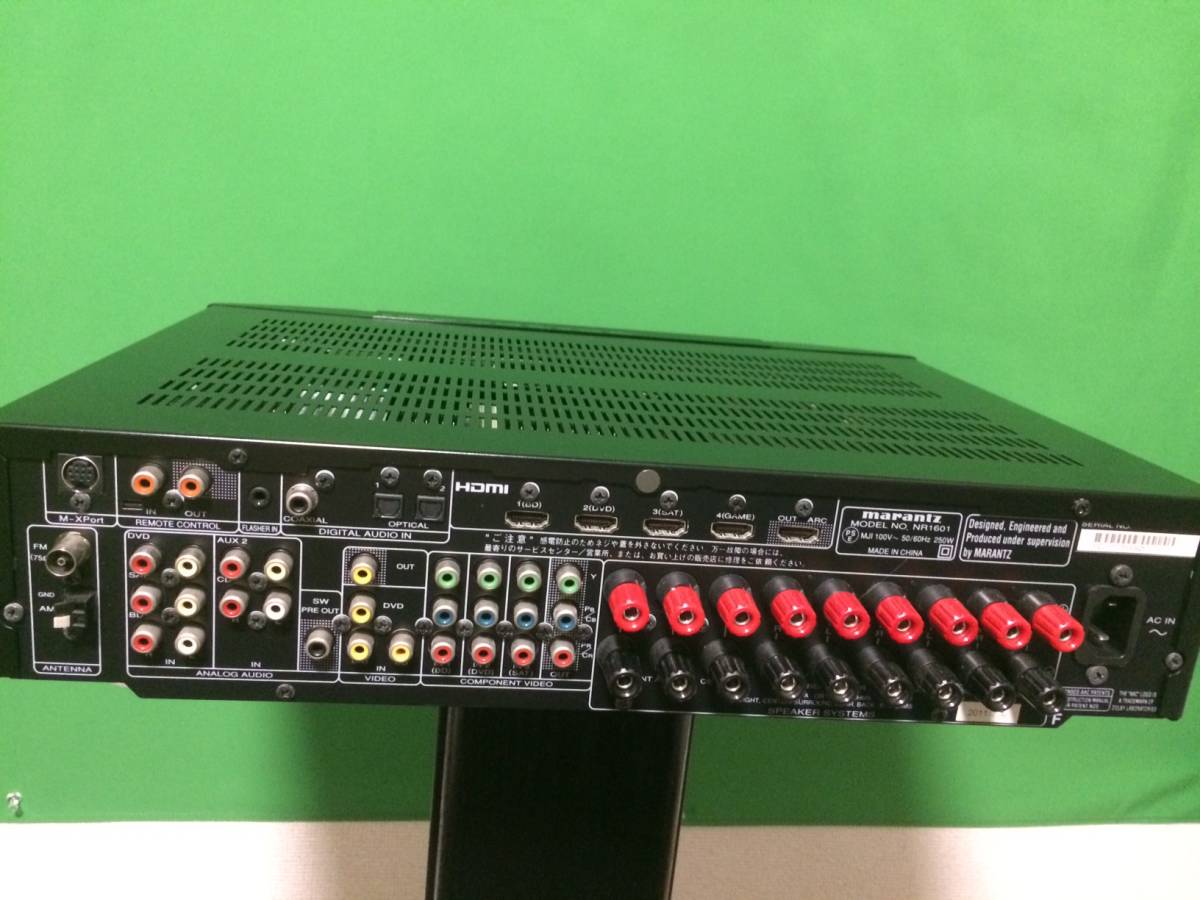 marantz AVアンプNR1601 サラウンドレシーバー ブラック マランツ