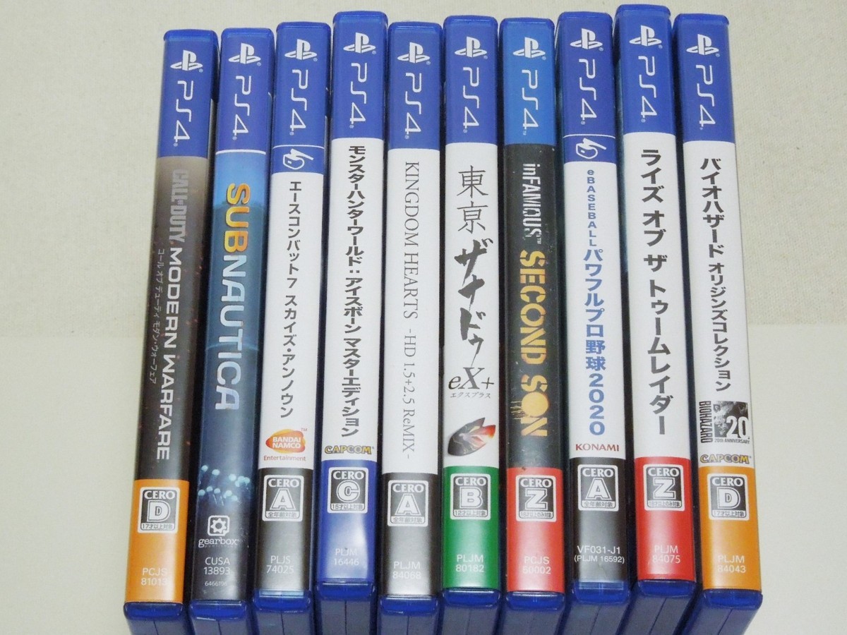  048A PS4ソフト エースコンバット7 ライズオブザトゥームレイダー など 10本まとめて ジャンク ⑦(PS4ソフト)｜売買されたオークション情報、yahooの商品情報をアーカイブ公開 - オークファン PS4ソフト