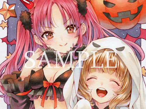 手描きイラスト　オリジナル　② 手描きイラスト▽創作▽A6サイズ Yahoo!オークション 手描きイラスト