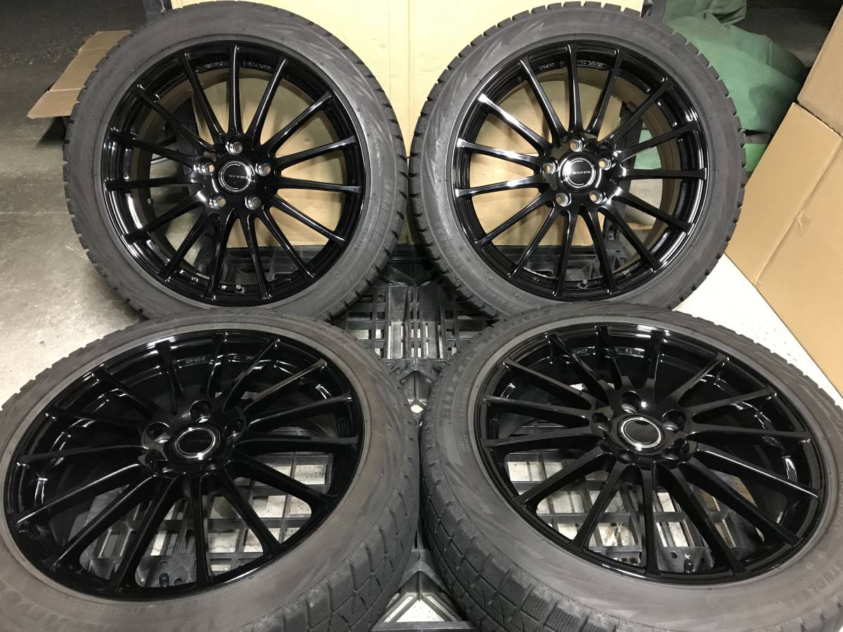 ブリジストンエコフォルム18インチアルミタイヤセット 225/45r18バリ溝！
