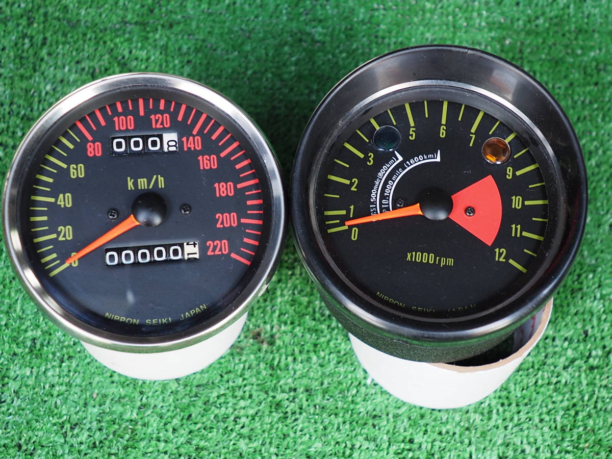 カワサキ マッハ500 H1B タコメーター 当時物希少品