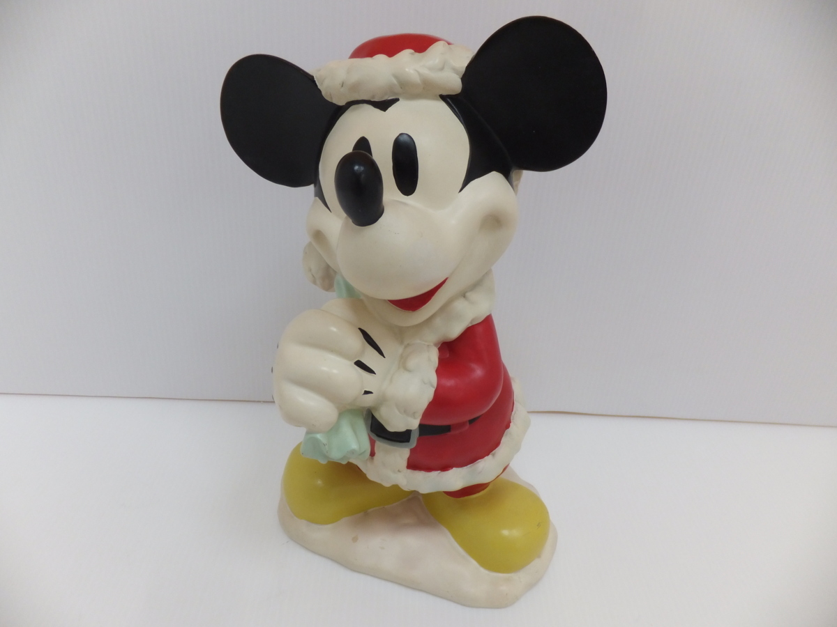 Disney ディズニー ミッキーマウス サンタクロース オーナメント 置物 オブジェ インテリア クリスマス ガーデン 玄関 庭 園芸 品 ミッキーマウス 売買されたオークション情報 Yahooの商品情報をアーカイブ公開 オークファン Aucfan Com