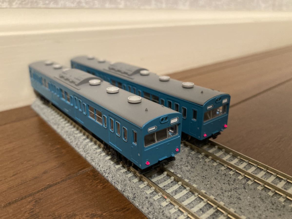 極美品 KATO 10-539 103系 京阪神緩行線色 JR京都・神戸線 和田岬線 117系・153系ブルーライナー・485系・201系・205系などと一緒に 10-539 KATO 103系 ○極美品 7両 KATOの「103系」とマイクロエースの「201系」を並べてみました