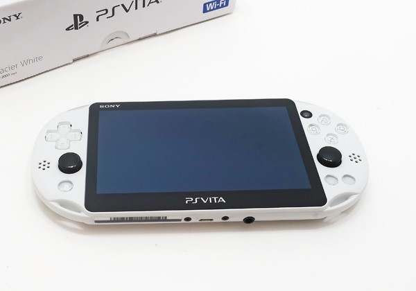 ○【SONY ソニー】PS Vita Wi-Fiモデル PCH-2000 グレイシャー・ホワイト