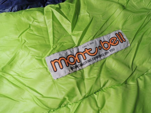 mont-bell モンベル ダクロン ホロフィルII 寝袋 シュラフ 袋付き 旧