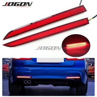 赤ledリアバンパーリフレクターブレーキシーケンシャルbmw 3シリーズF30 F31 mスポーツ2012-2019交換_1