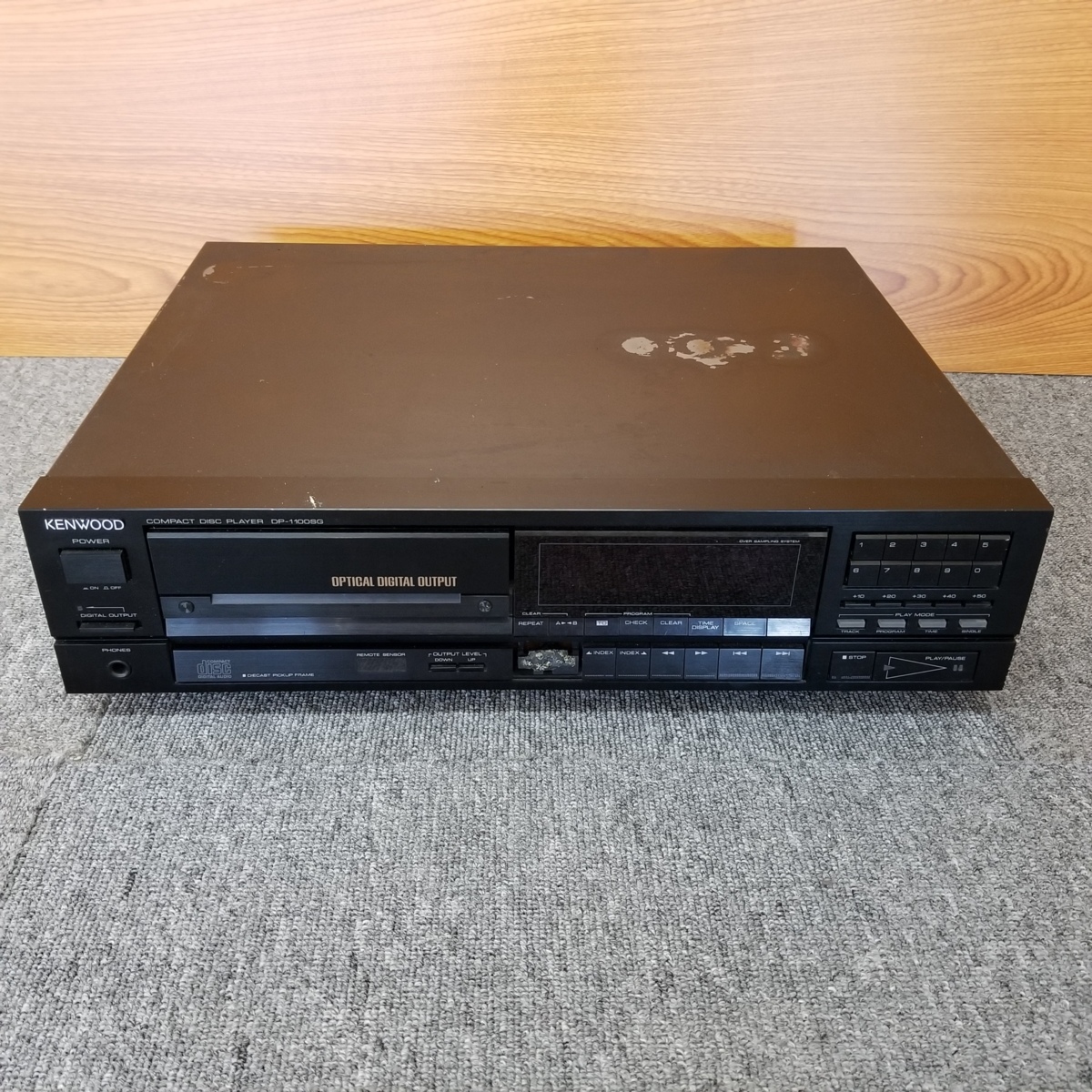 豊富な，本物保証 112T16□KENWOOD CDプレーヤー DP-1100SG□