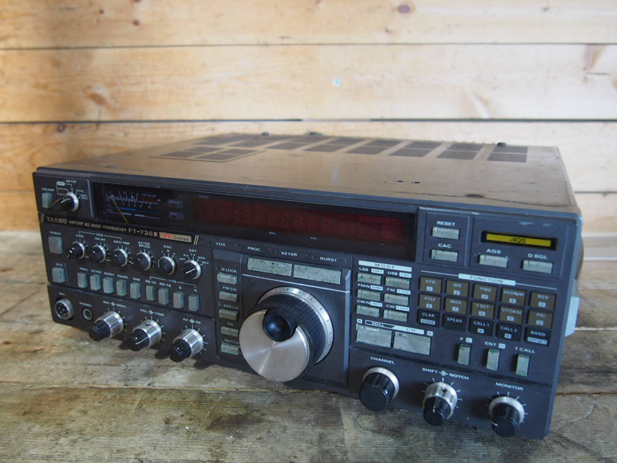 YAESU Transceiver All Mode Ham Radio VHF&frasl;UHF FT-736x - FT-736X Dual VHF⁄UHF | 0 UK 通電確認済み八重洲