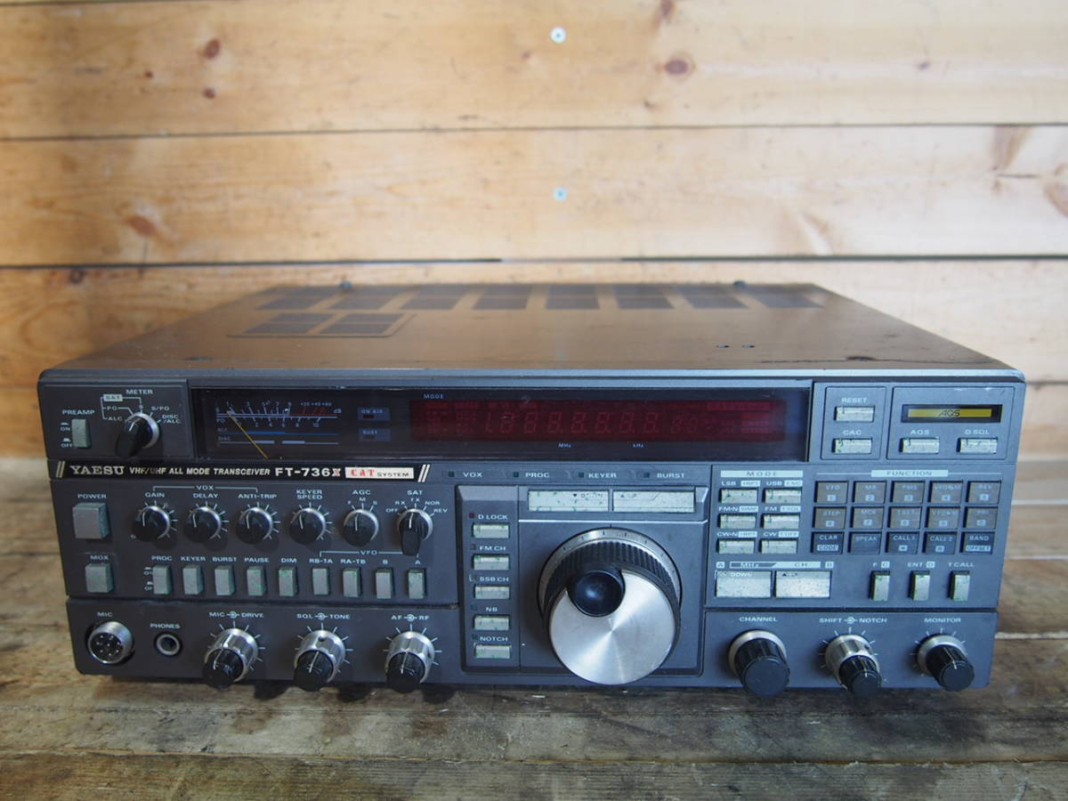 YAESU Transceiver All Mode Ham Radio VHF&frasl;UHF FT-736x - FT-736X Dual VHF⁄UHF | 0 UK 通電確認済み八重洲