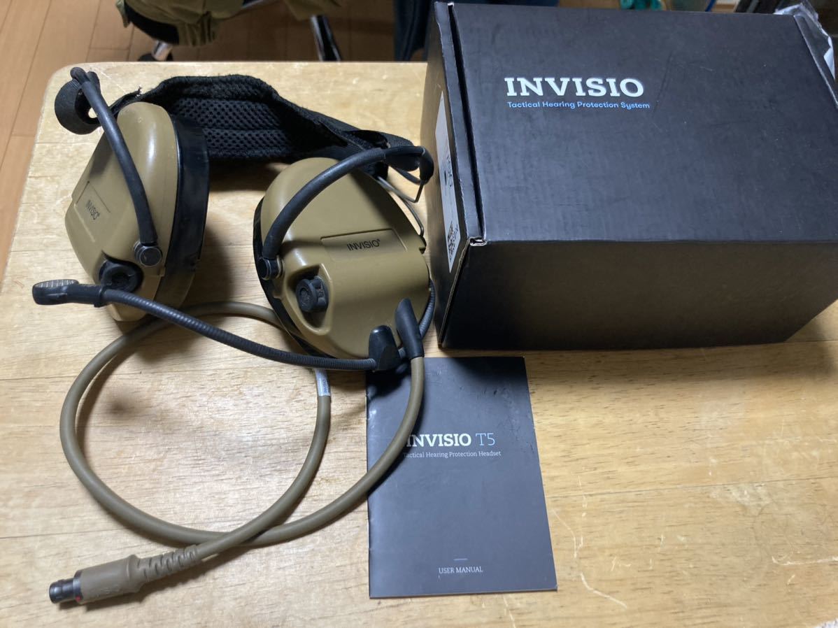 放出品 Invisio T5 ヘッドセット / v60 海兵隊 リーコン peltor