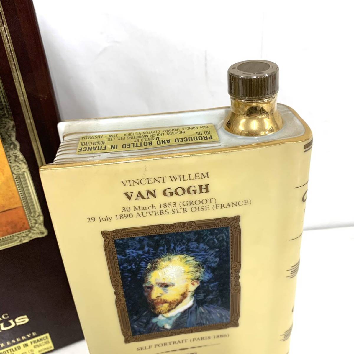 未開封 古酒 箱付き カミュ ブック ゴッホ ひまわり 陶器 CAMUS THE