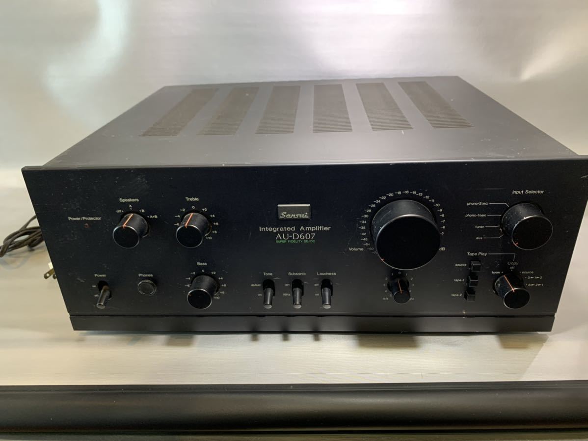ジャンク】SANSUI サンスイ AU-D607 アンプ 爆買い，限定SALE 【公式通販】