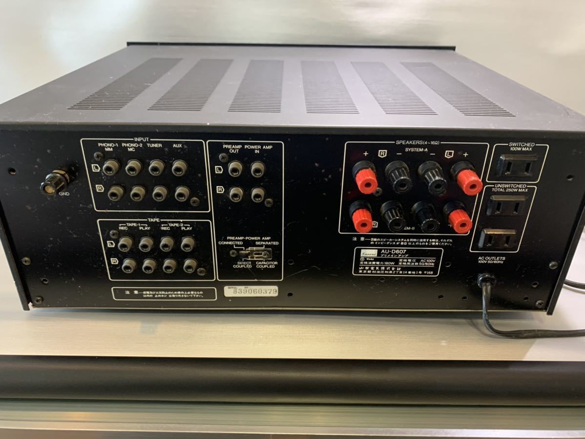 ジャンク】SANSUI サンスイ AU-D607 アンプ 爆買い，限定SALE 【公式通販】