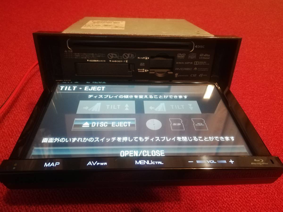 トヨタ 純正　NHBA-X62G HDDナビ カーナビ 2017年 Bluetooth フルセグ ＣＤ DVD ブルーレイ 動作確認済み 美品 08545-00V11