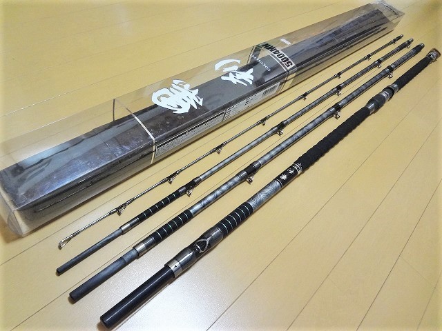 【人気，新作】 石鯛竿 黒刹 5004MH 4本継 ファイブスター(磯竿)｜売買されたオークション情報、yahooの商品情報をアーカイブ公開 - オークファン 磯竿
