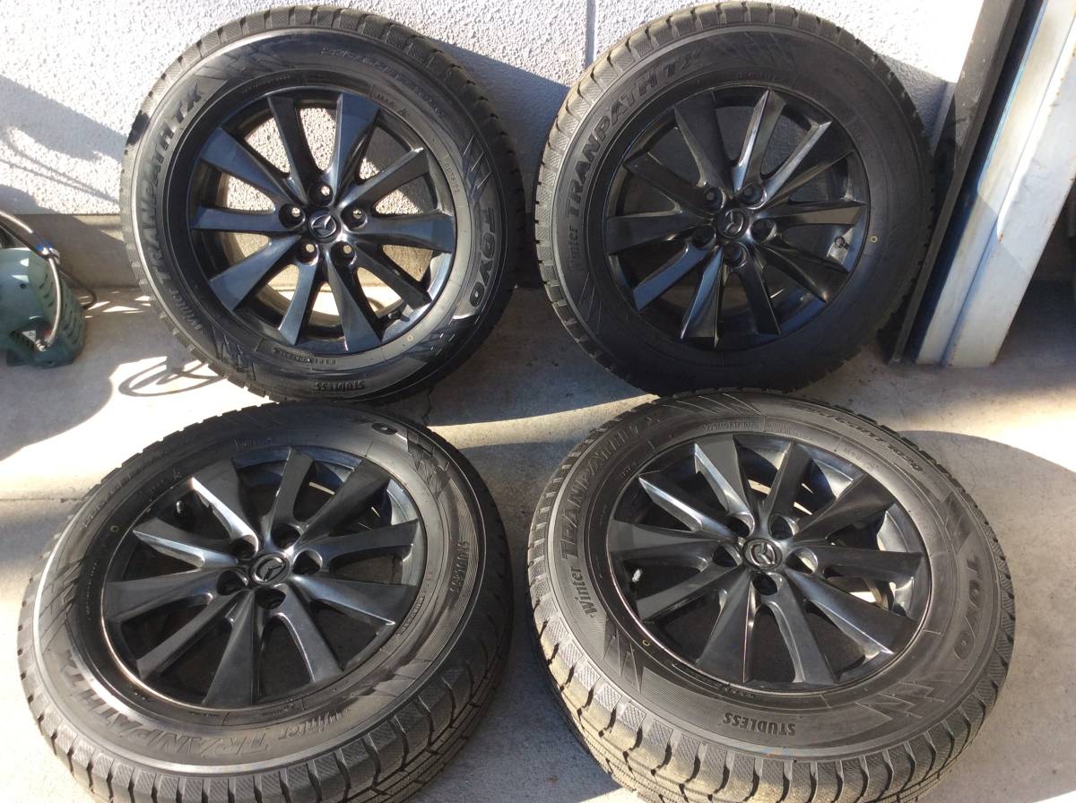 CX-5 純正ホイール・タイヤ4本SET 225/65R17 スタッドレスタイヤ 