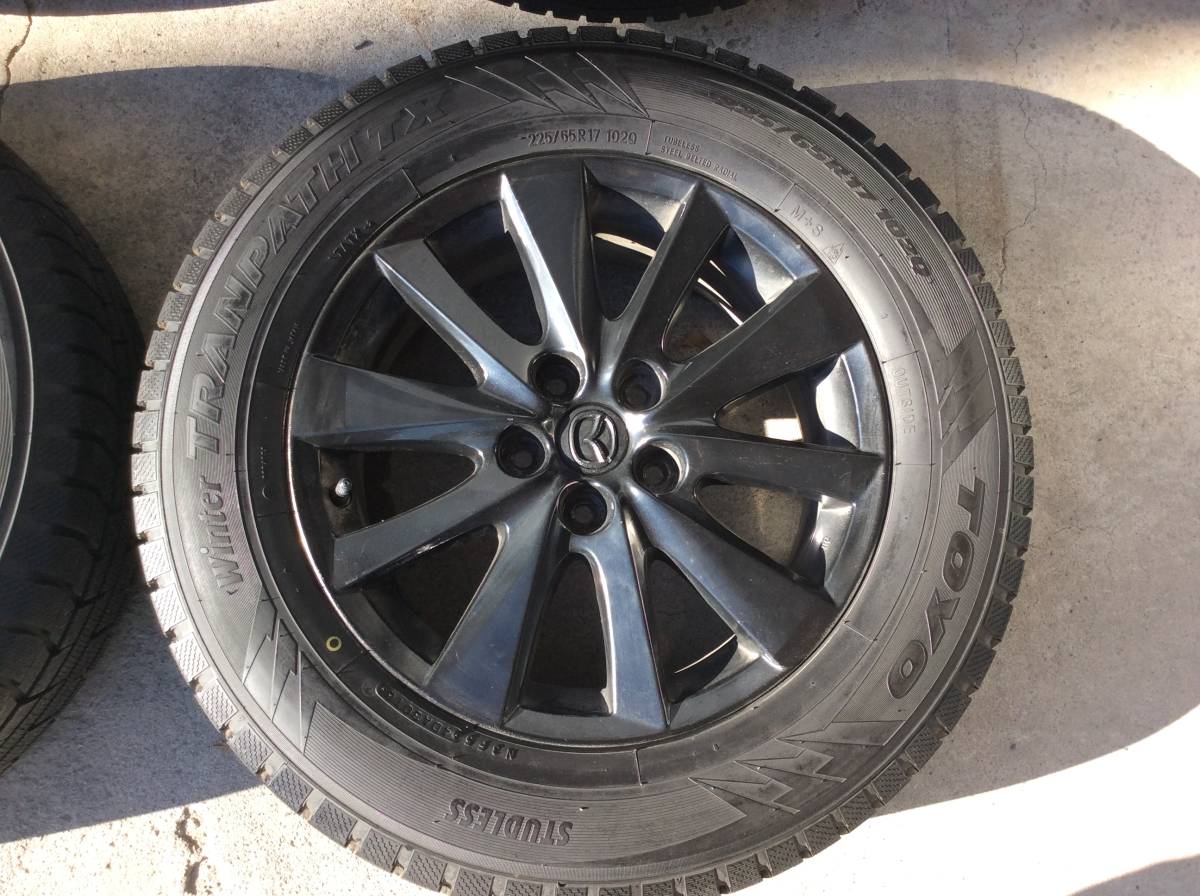 CX-5 純正ホイール・タイヤ4本SET 225/65R17 スタッドレスタイヤ 