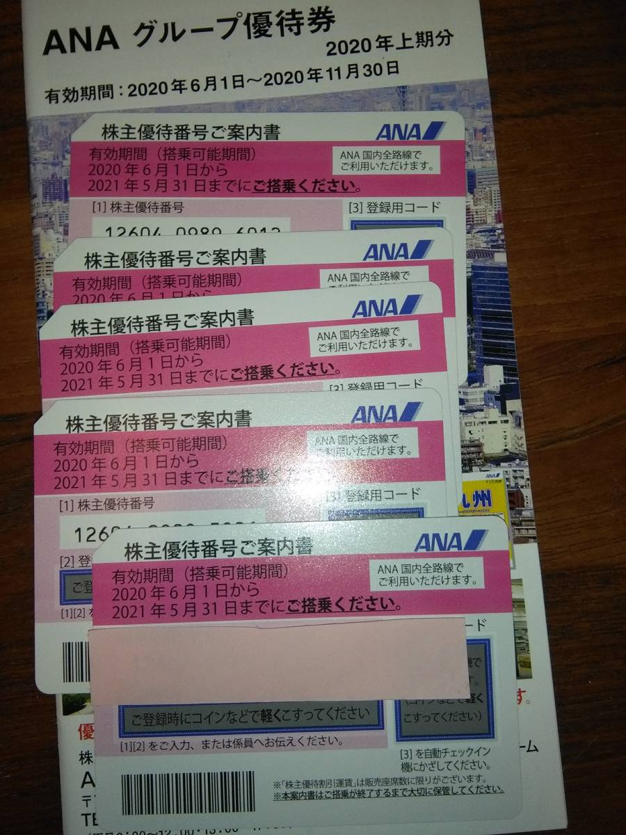 送料無料，豊富な ANAの株主優待 ５枚(優待券、割引券)｜売買されたオークション情報、yahooの商品情報をアーカイブ公開 - オークファン 優待券、割引券